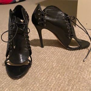 EUC Camilla Skovgaard lace up stiletto heels